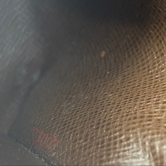 LOUIS VUITTON DAMIER EBENE CHECKERED 6 KEY HOOK HOLDER POUCH WALLET - Picture 6 of 7